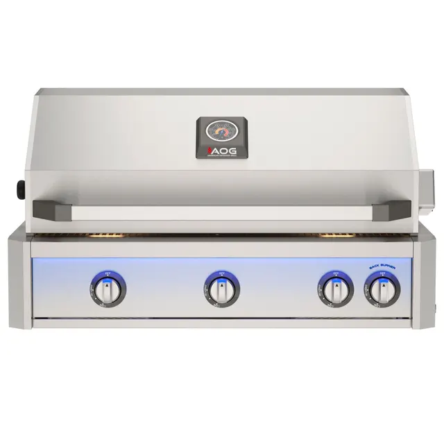 AOG 36” L-Series Built-In Grill w/ Backburner & Rotisserie Kit