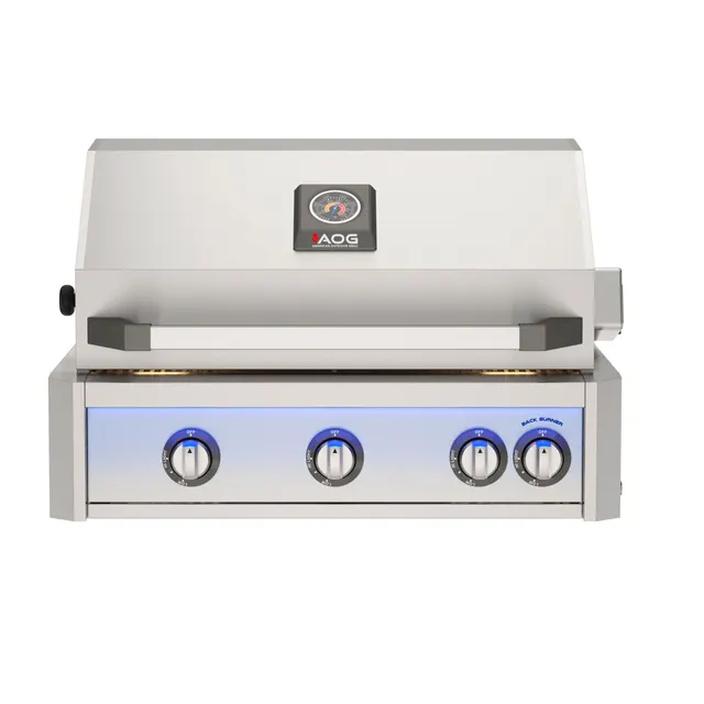 AOG 30” L-Series Built-In Grill w/ Backburner & Rotisserie Kit