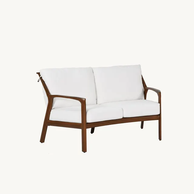Berkeley Cushioned Crescent Loveseat