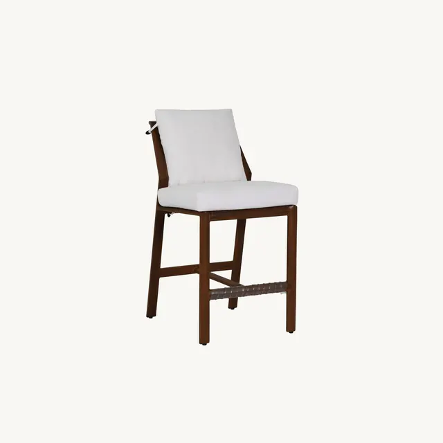 Berkeley Cushioned Armless Counter Stool