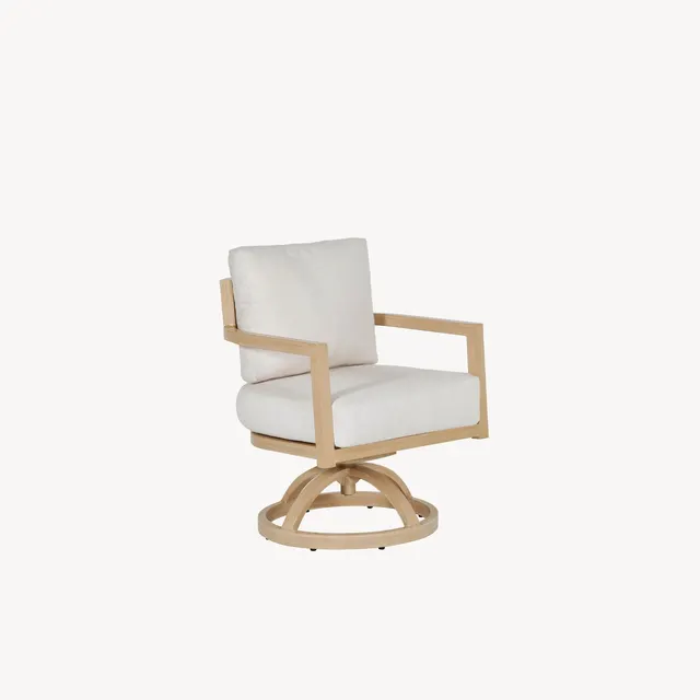 Gala Cushioned Dining Swivel Rocker