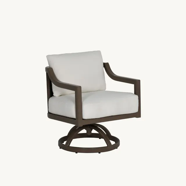 Samara Cushioned Dining Swivel Rocker