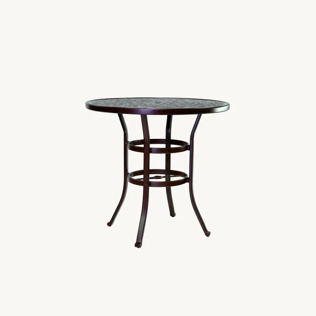 Vintage 44" Round Bar Height Table