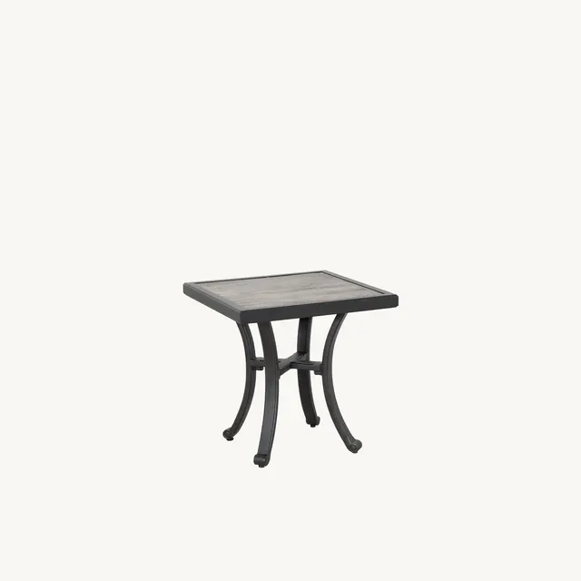 Vintage 20" Square Side Table