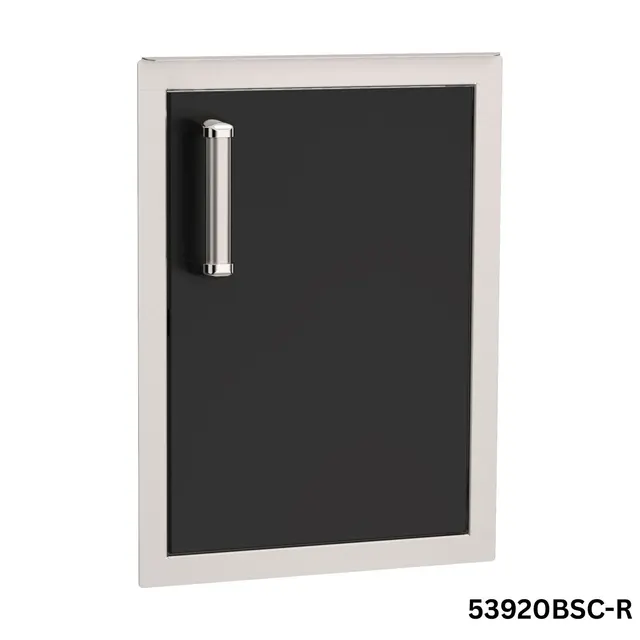 Echelon Black Vertical Single Door