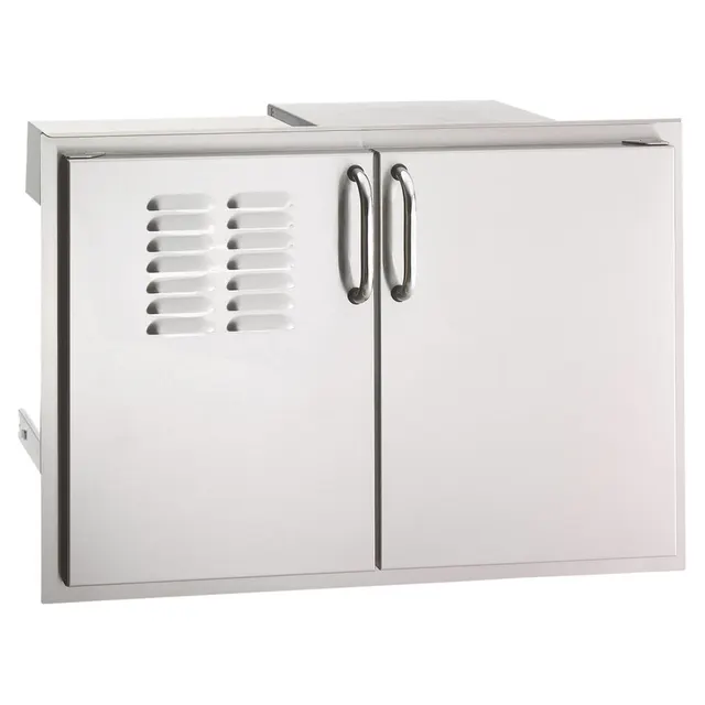 Double Doors w/ Trash Tray & Dual Drawers — Select 3-Series