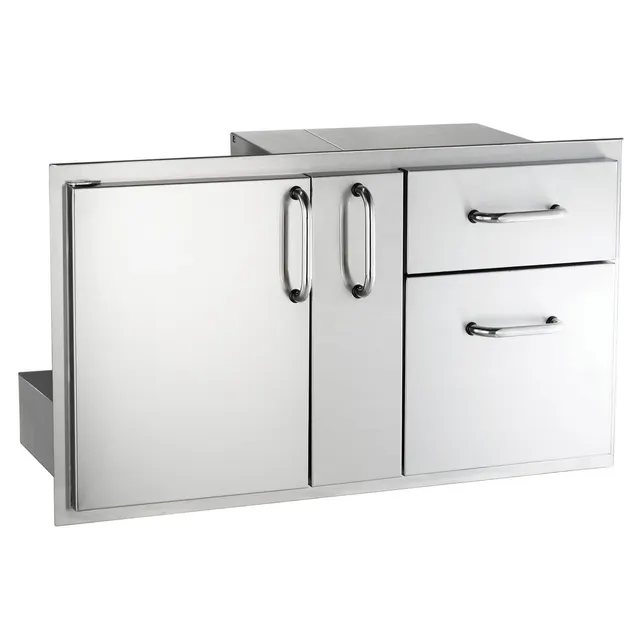 Access Door w/ Platter Storage & Dbl. Drawer — Select 3-Series