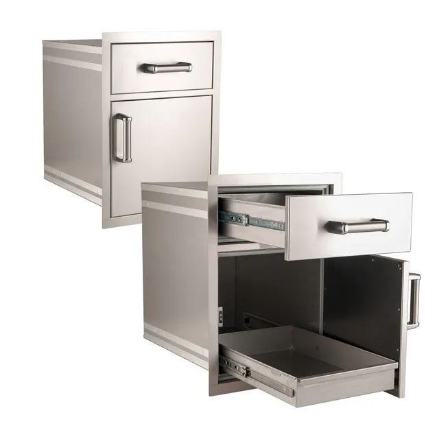 Sealed Medium Pantry Door/Drawer Combo — Premium Flush 5-Series