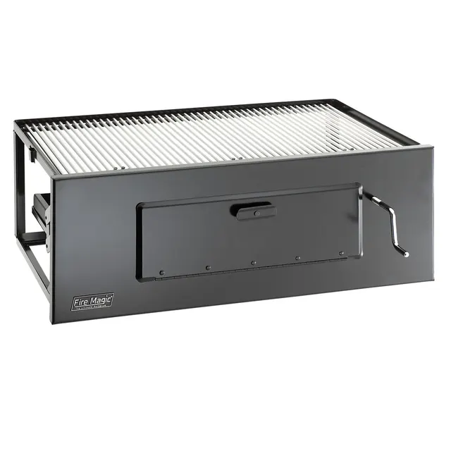 Lift-A-Fire Built-In Charcoal Grill, 30"