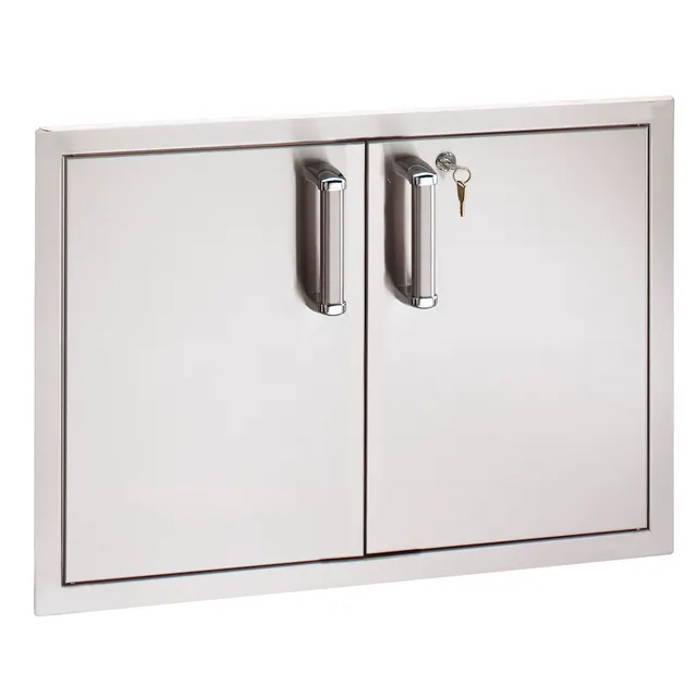 Double Access Doors (Reduced Height) — Premium Flush 5-Series (locking) (53938KSC)