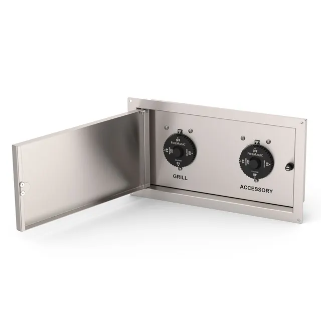 1-Hour Stainless Steel Double Timer Box