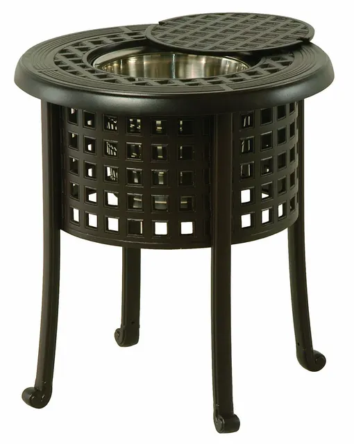 20" Round Classic Ice Bucket End Table