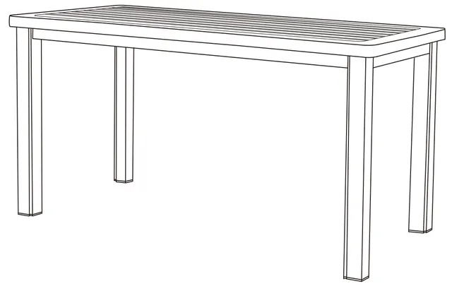 Dominion 24"x 48" Rect. Coffee Table