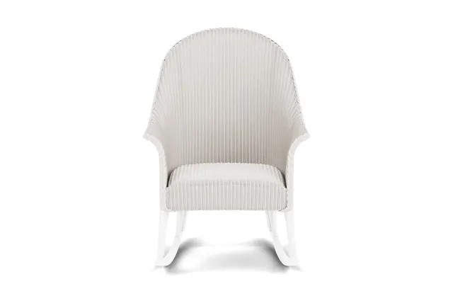 All Seasons High Back Porch Rocker with Padded Seat
