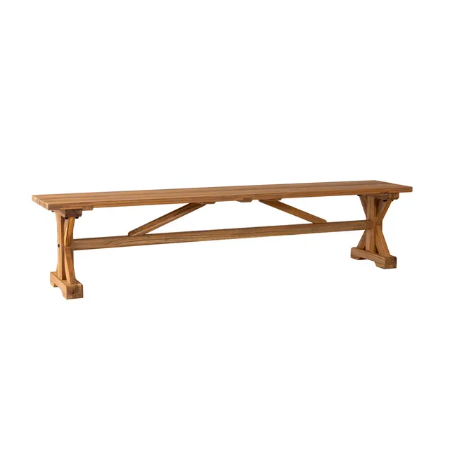Teak 79” Dining Bench