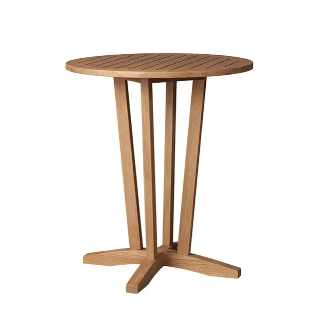 Teak 30” Round Balcony Table