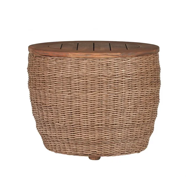 Tobago 24” Round Barrel End Table