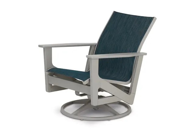 Chat Height Swivel Rocker w/ Polymer Arms
