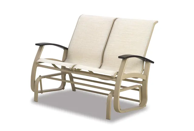 Two-Seat Glider w/ Polymer Accents