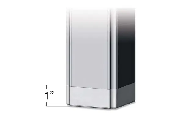 Tall leg plugs to raise overall table height for ADA-compliance on select tables. See table pages. (set of 4)