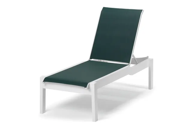 Stacking Armless Long Frame Chaise
