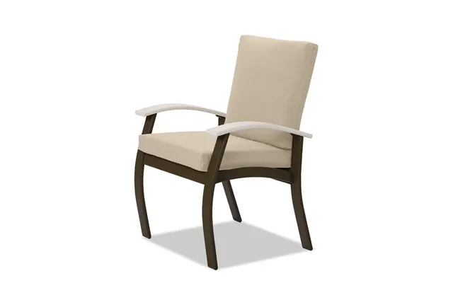 Cafe Arm Chair w/ Polymer Accents