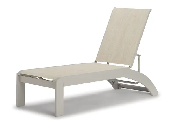 Stacking Armless Lay Flat Chaise w/ Wheels