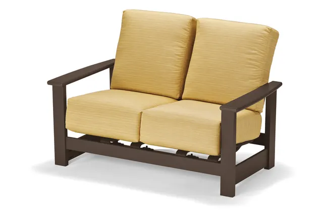 Hidden Motion Loveseat w/ Polymer Arms