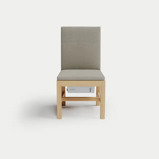 Solerno Heated Teak Dining Chair