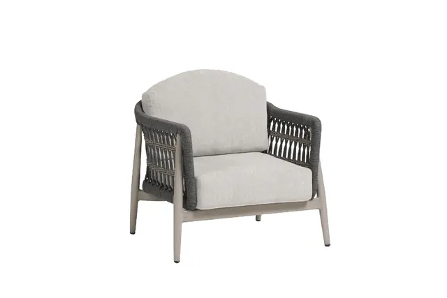 Coconut Grove & Aluminum Frame) Club Chair