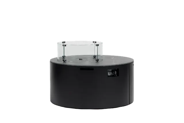 Newbury D42"xH20.8" Round Fire Pit w/Burner Lid