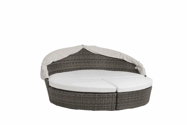 Coral Gables Round Daybed W/sunbrella Canopy