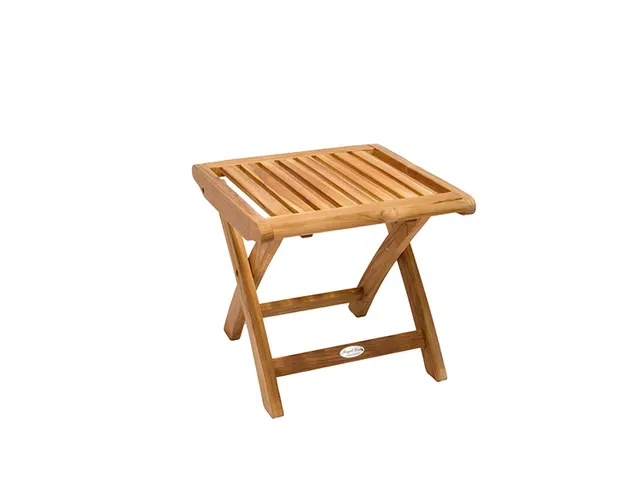 Teak Folding Footrest