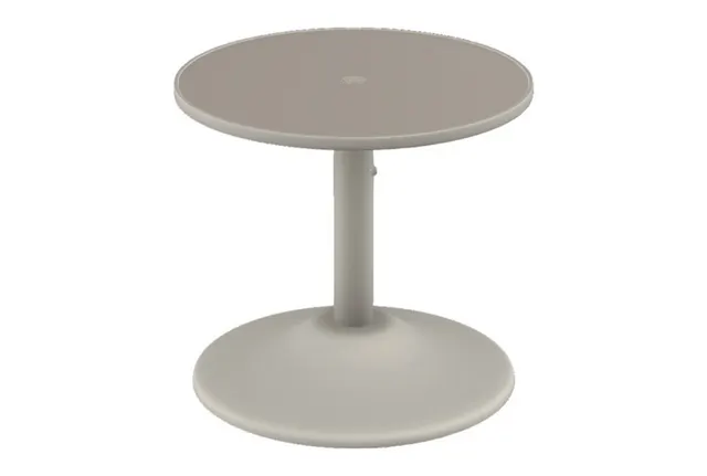 30" Round Dining Height Weighted Pedestal Table w/ hole