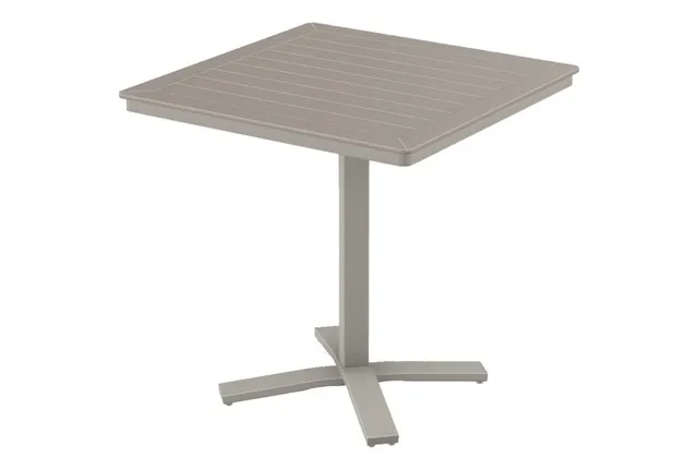 36" Square Balcony Height Pedestal Table w/ hole
