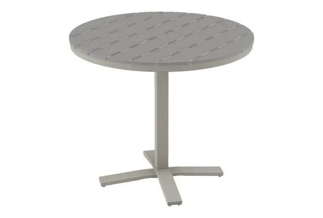 42" Round Balcony Height Pedestal Table w/ hole