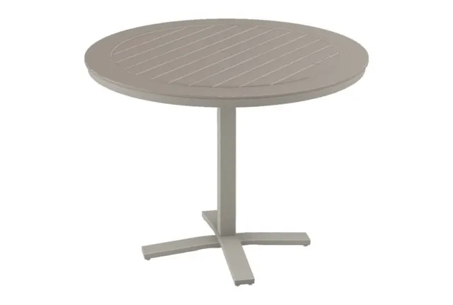 48" Round Balcony Height Pedestal Table w/ hole