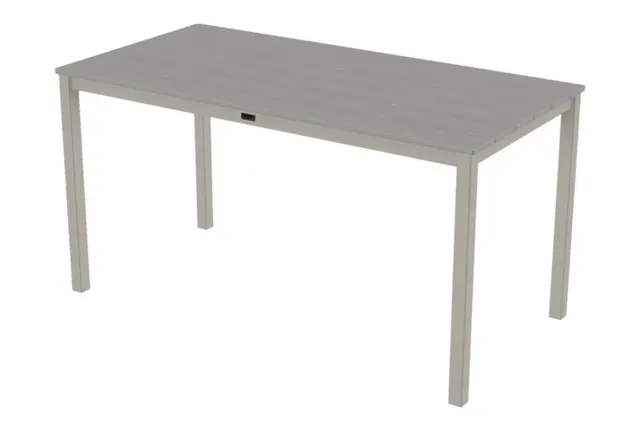 36" x 72" Rectangular Balcony Height Parson Table w/ hole