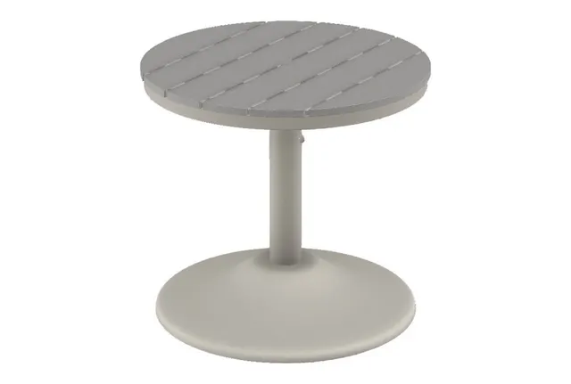 30" Round Dining Height Weighted Pedestal Table w/ hole