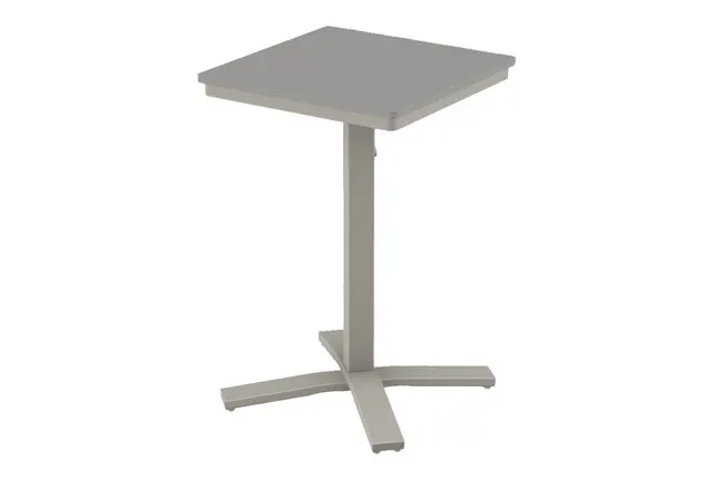 24" Square Balcony Height Pedestal Table w/ hole