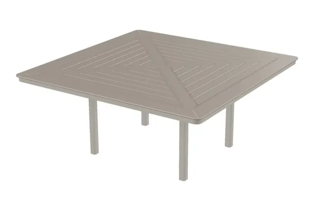 64" Square Dining Height Table w/ hole