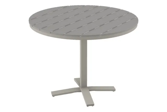 48" Round Balcony Height Pedestal Table w/ hole