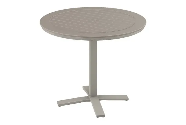 42" Round Balcony Height Pedestal Table w/ hole