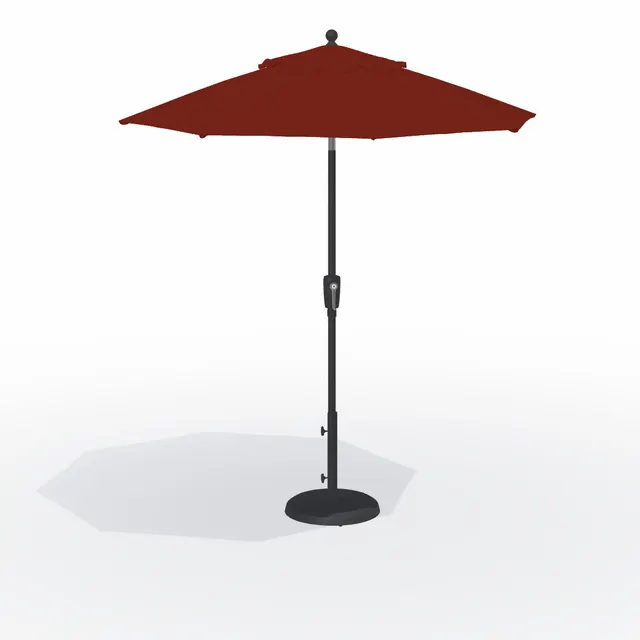 7.5' Push Button Tilt Market Umbrella