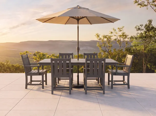 Oxford 7-Piece Farmhouse Dining Set