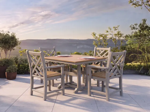 Chippendale 4-Piece Dining Set