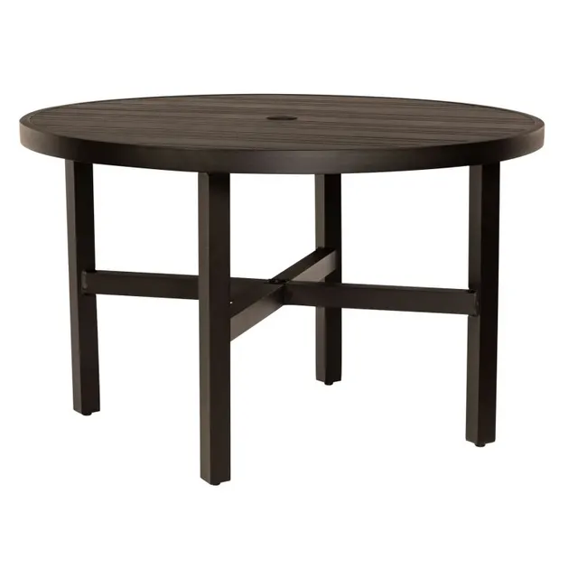 Tri-Slat Elite Round Dining Umbrella Table