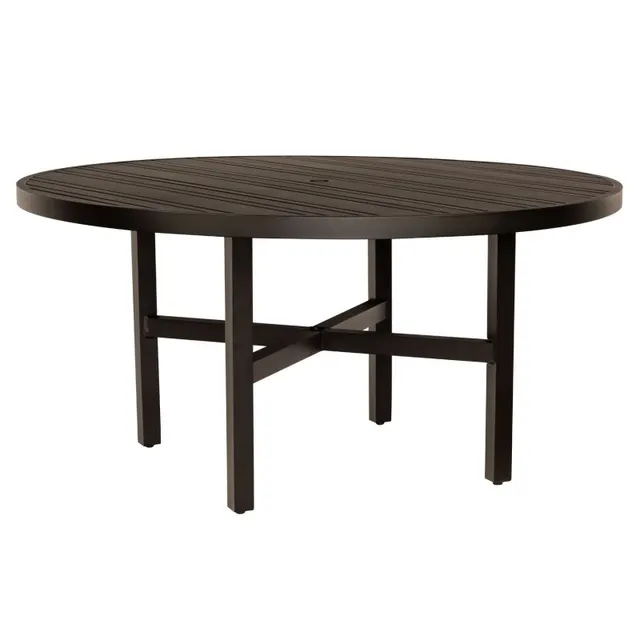 Tri-Slat Elite Round Dining Umbrella Table
