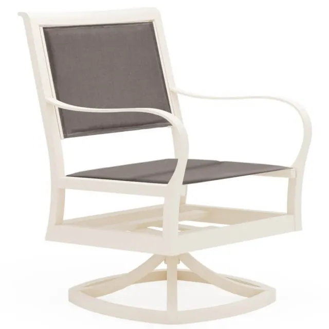 Scala Dining Swivel Arm Chair - Padded Sling