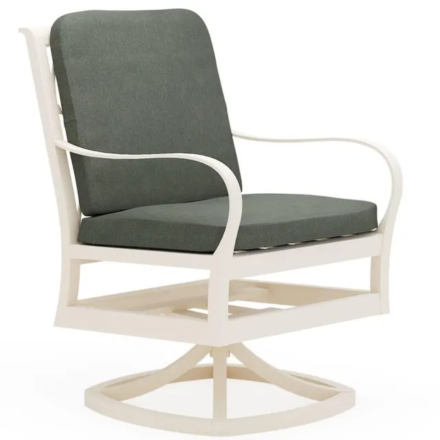 Scala Dining Swivel Arm Chair - With Seat and Back Cushion